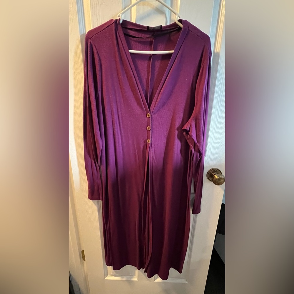 Lane Bryant Purple Cardigan
